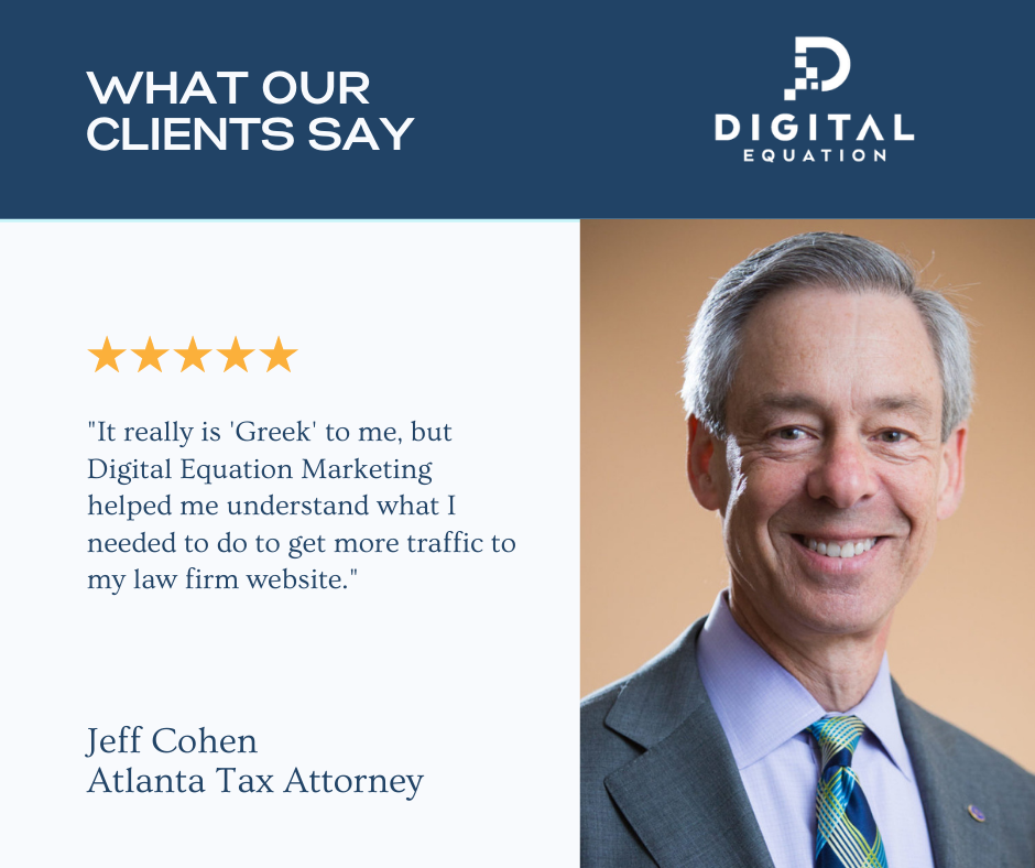 succesful website design for atlanta tax attorney